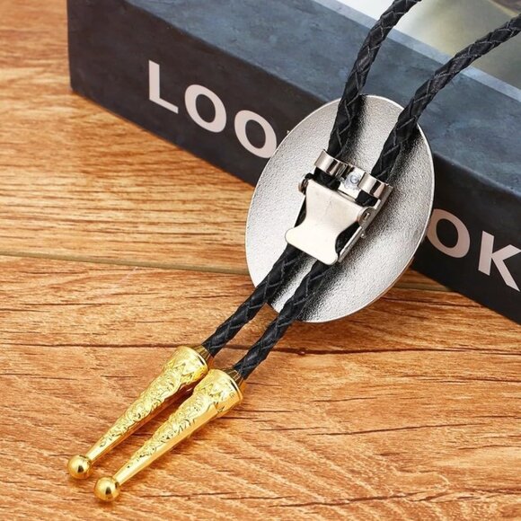 Western Bolo Tie Hat Necklace Men's Accessory - Picture 6 of 6